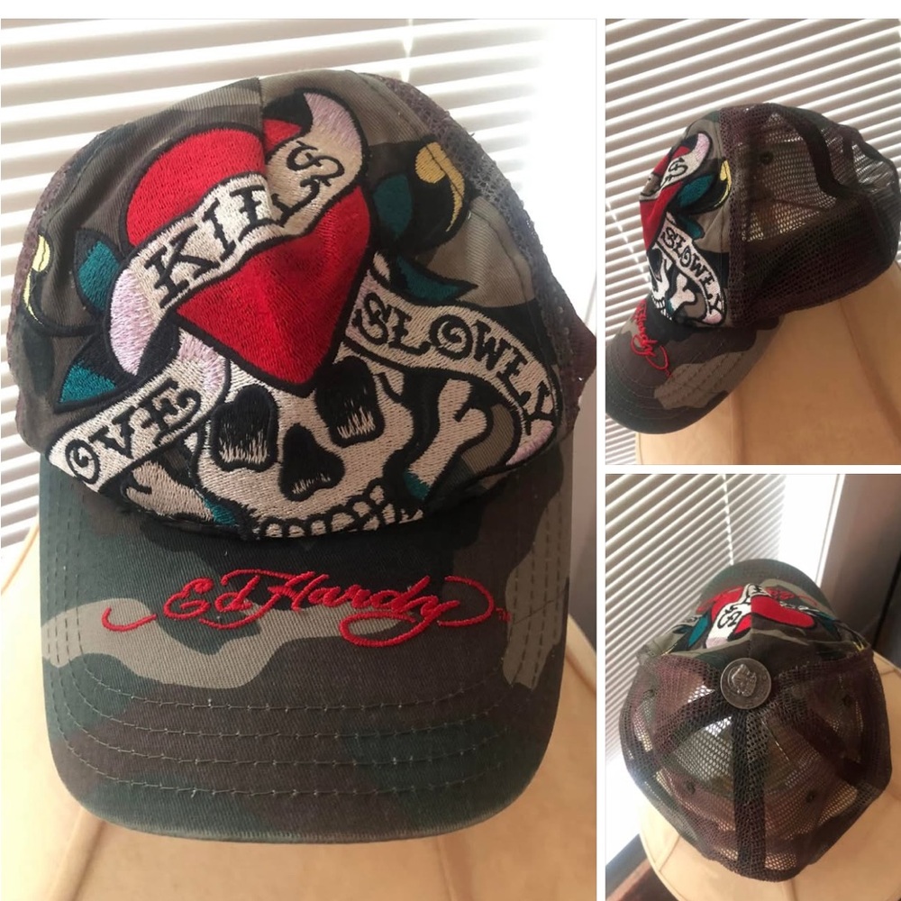 2/$100 or ED HARDY HAT ⭐️DEADSTOCK⭐️